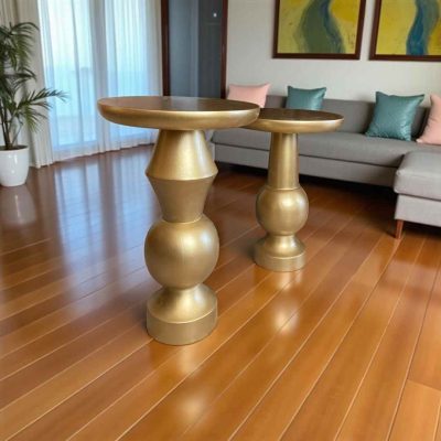 Estetik mantar zigon sehpa – doğal ahşap tonlarıyla