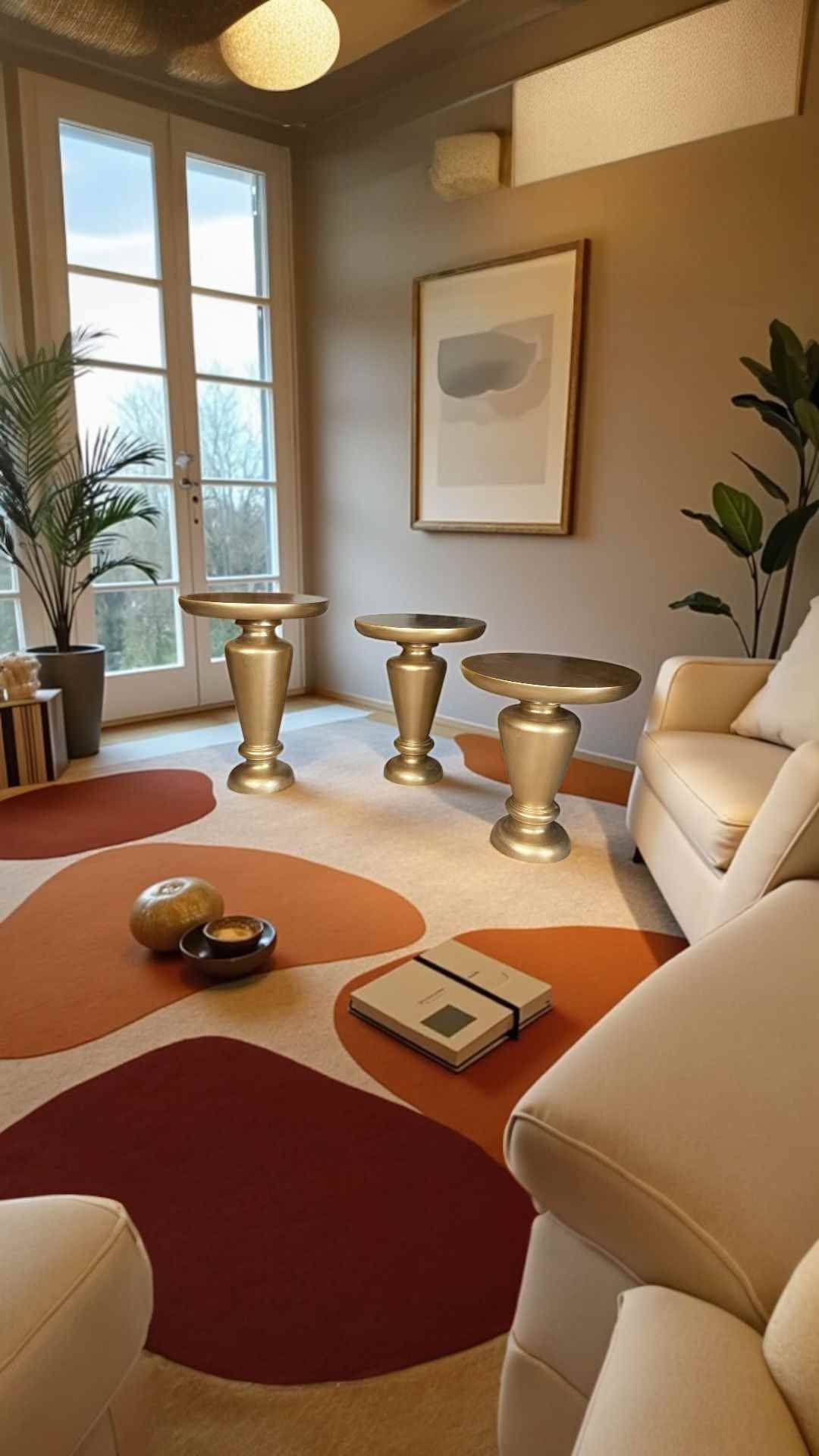 Modern mantar zigon sehpa – doğal ahşap estetiği