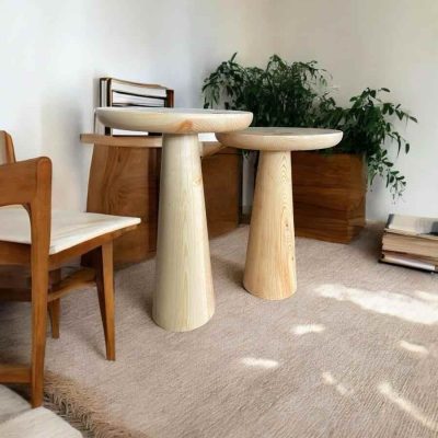 İç içe geçen zigon sehpa seti