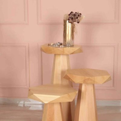 Doğal ahşap sehpa modelleri