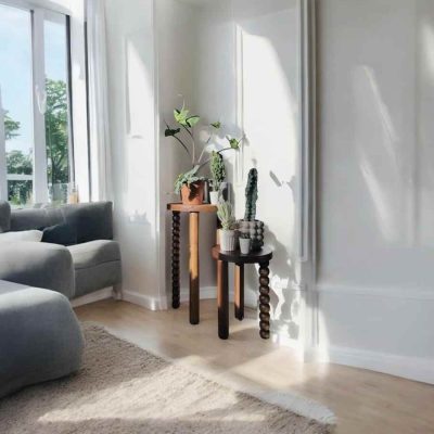 Organik tasarım mantar sehpa