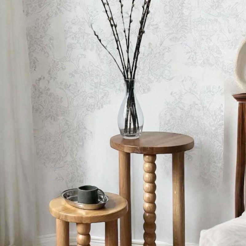 Doğal ahşap mantar sehpa koleksiyonu