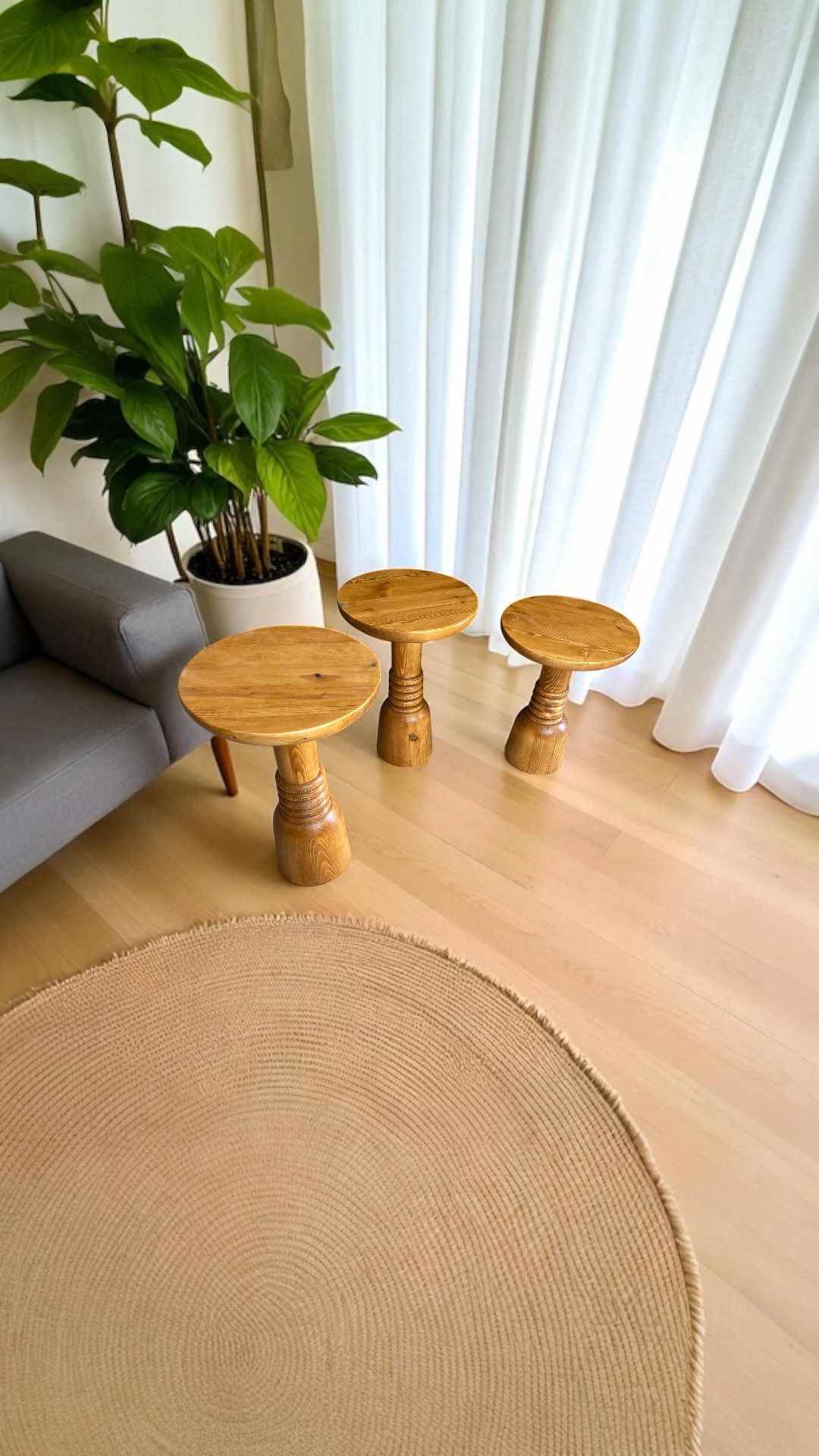 Dekoratif mantar model orta sehpa